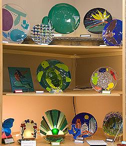 Art Glass from Wesley Gallery in Dripping Springs, TX